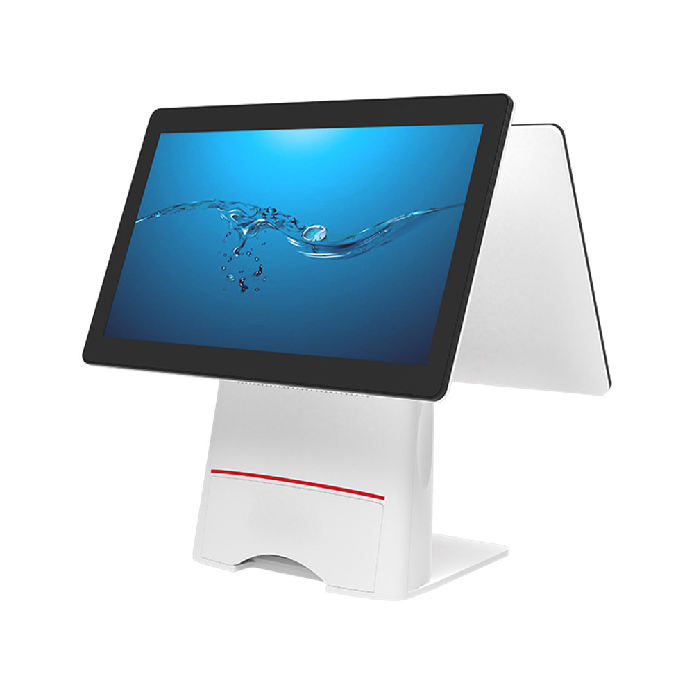 15.6 듀얼 스크린 안드로이드 태블릿 POS 시스템 All In One POS 머신 터미널 캐시어